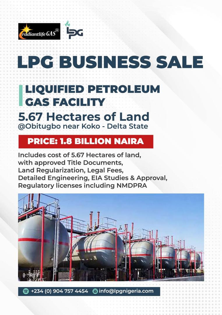 Radiantlife - LPG Business Sale