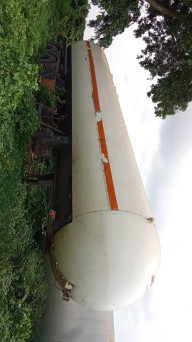 Fairly Used 25Tons Lpg Semi Trailer Bridger Truck For Sale