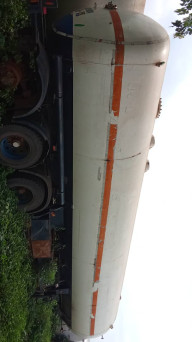 Fairly Used 25Tons Lpg Semi Trailer Bridger Truck For Sale