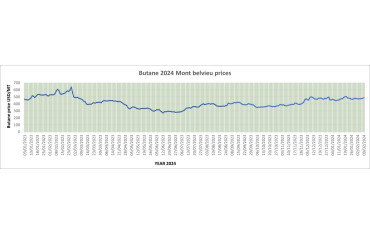 Weekly Mont Belvieu Propane-Butane price review February 9th 2024