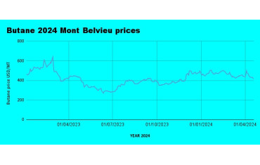 Weekly Mont Belvieu Propane-Butane price review April 19th 2024