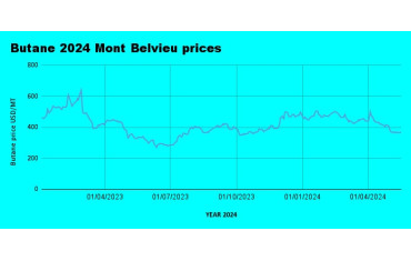 Weekly Mont Belvieu Propane-Butane price review May 17th 2024