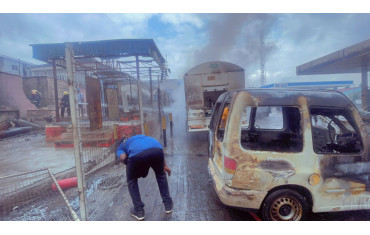 Fire Erupts at Mobil Fuel Station in Ikeja, Lagos