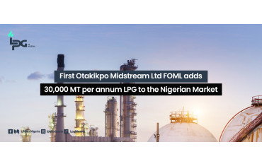 First Otakikpo Midstream Ltd FOML adds 30,000 MT per annum LPG to the Nigerian Market