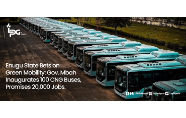Enugu State Bets on Green Mobility: Gov. Mbah Inaugurates 100 CNG Buses, Promises 20,000 Jobs