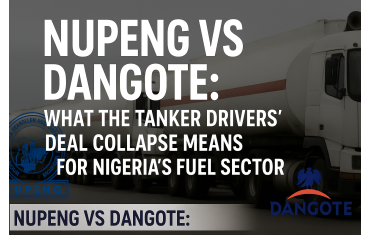 NUPENG vs Dangote: What the Tanker Drivers’ Deal Collapse Means for Nigeria’s Fuel Sector