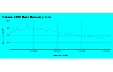 Weekly Mont Belvieu Propane-Butane price review February 3rd 2022