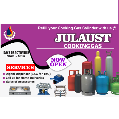 JULAUST COOKING GAS