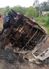 LPG ROAD ACCIDENT IN OSUN STATE LEAVES SIXTEEN VICTIMS DEAD.