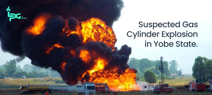 Suspected Gas Cylinder Explosion in Yobe State.