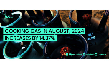 Cooking Gas in August, 2024 Increases by 14.37%