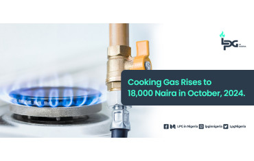 Cooking Gas Rises to 18,000 Naira in October, 2024.