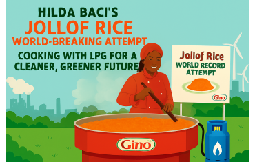 Hilda Baci’s Jollof Rice World-Breaking Attempt: Cooking with LPG for a Cleaner, Greener Future