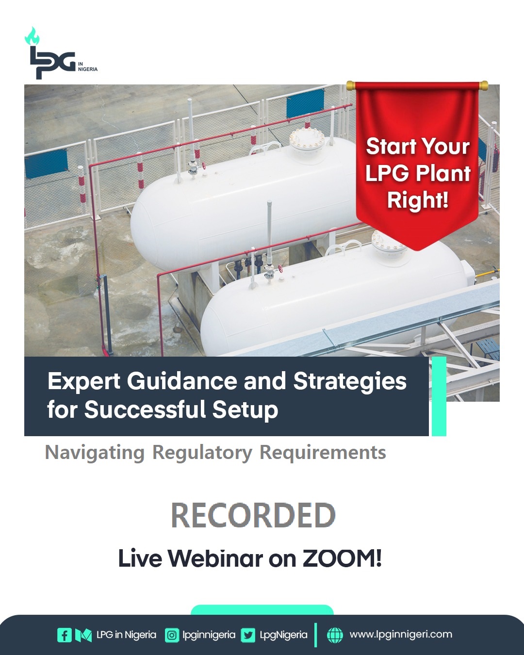 LPG Webinar Series - Edition - LPG (Cooking Gas) in Nigeria)