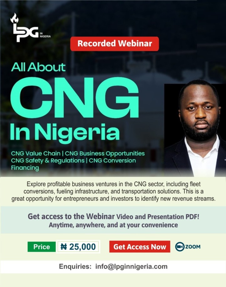 LPG Webinars - LPG (Cooking Gas) in Nigeria)